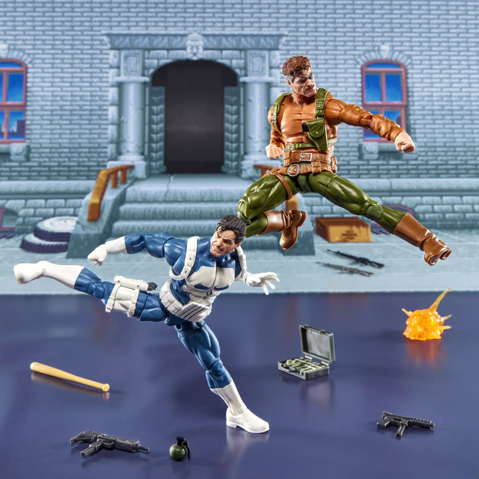 Marvel Legends Series Gamerverse Punisher and Nick Fury