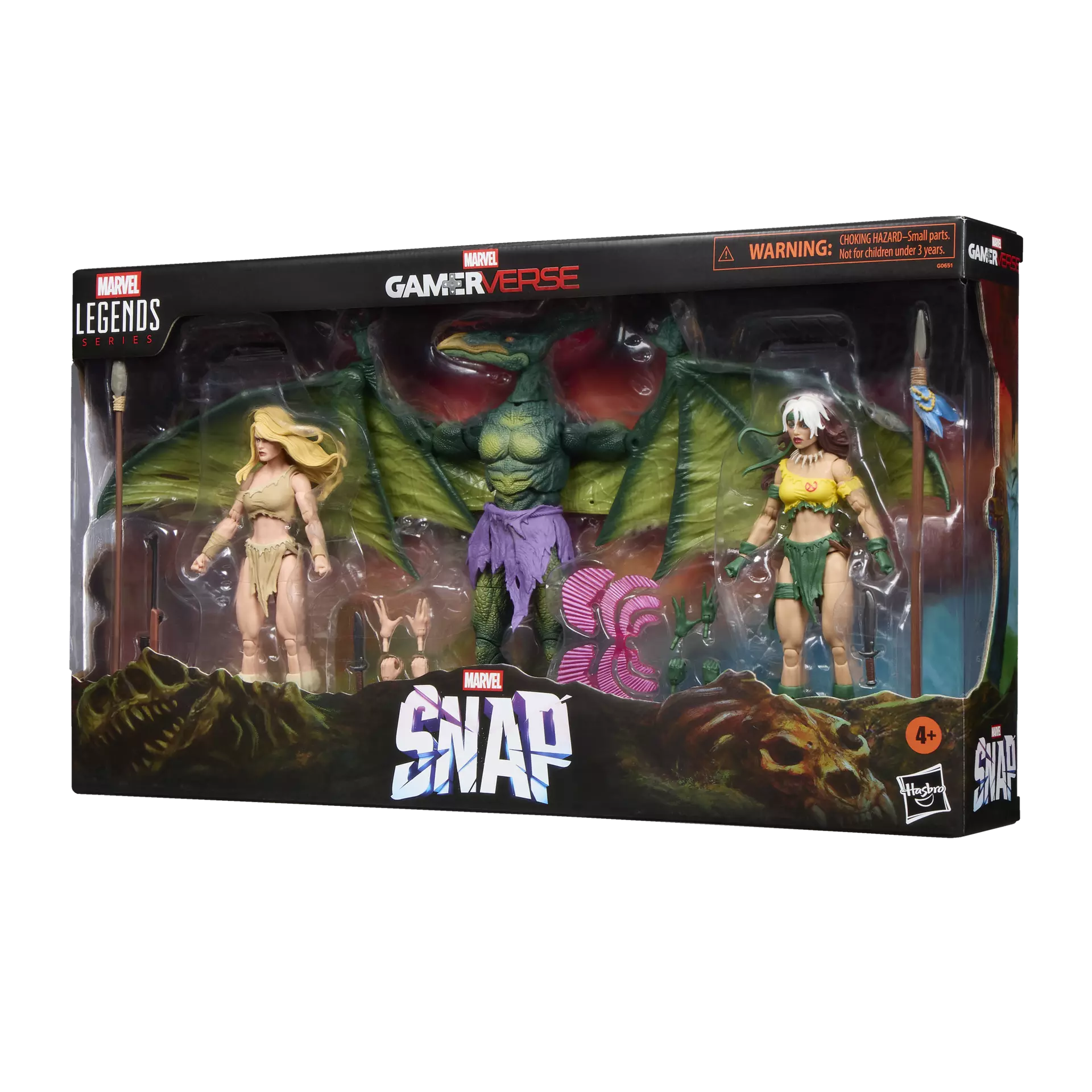 Marvel Legends Series Gamerverse Marvel SNAP Savage Land 3-Pack